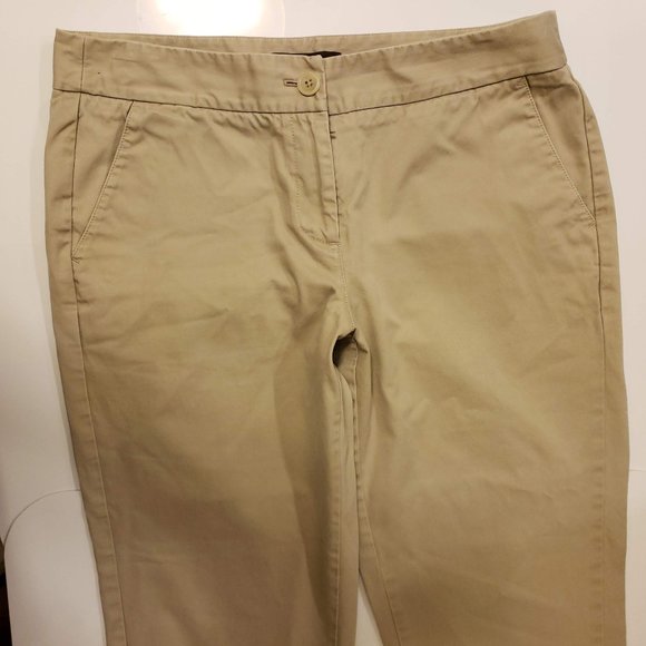 Tommy Bahama Gemma Fit Cropped Khaki Pants w31x23 - Picture 2 of 8
